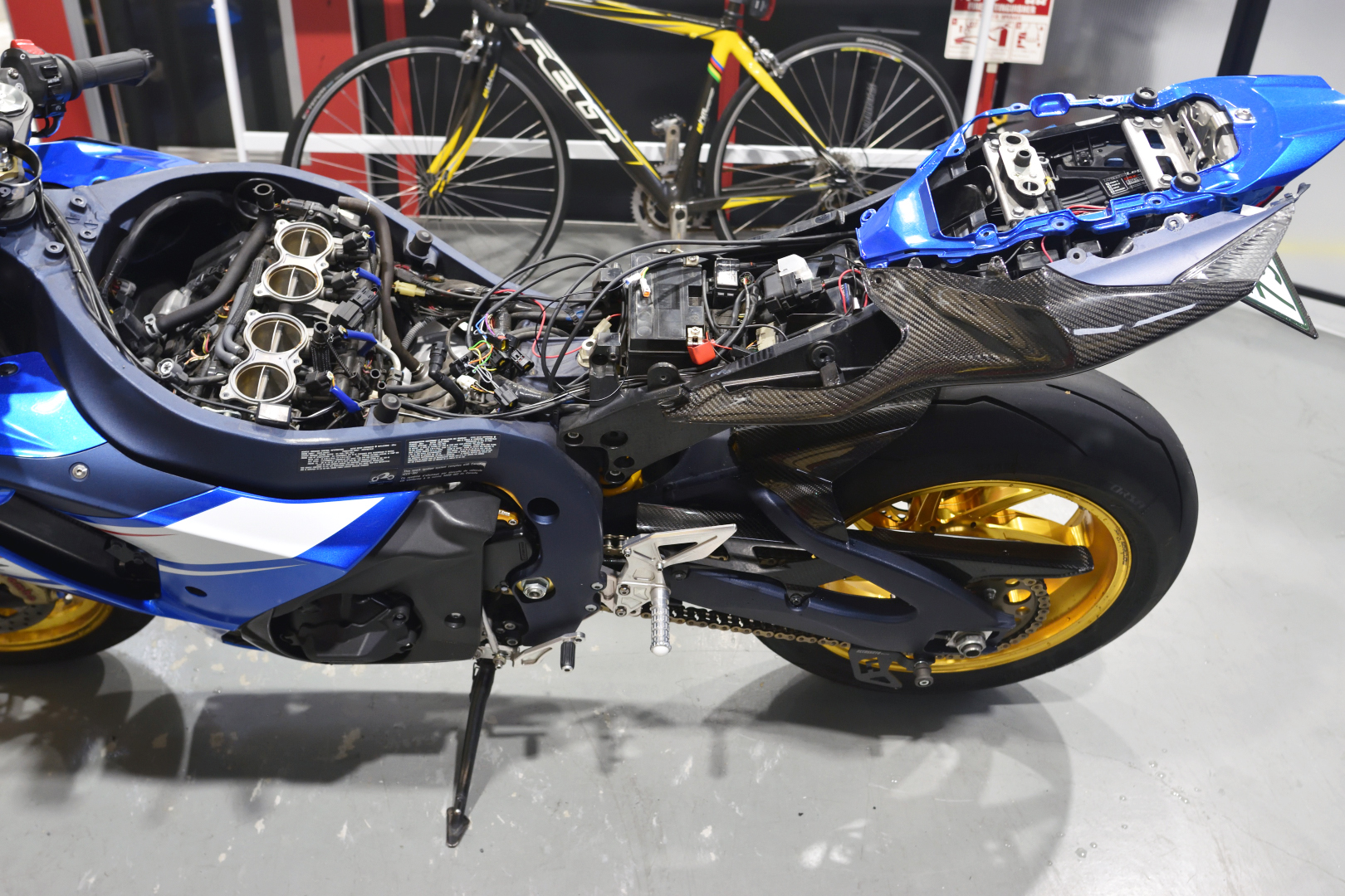 [No.14] SUZUKI GSX-R1000 2012-2016 Translogic製クイックシフター 取付