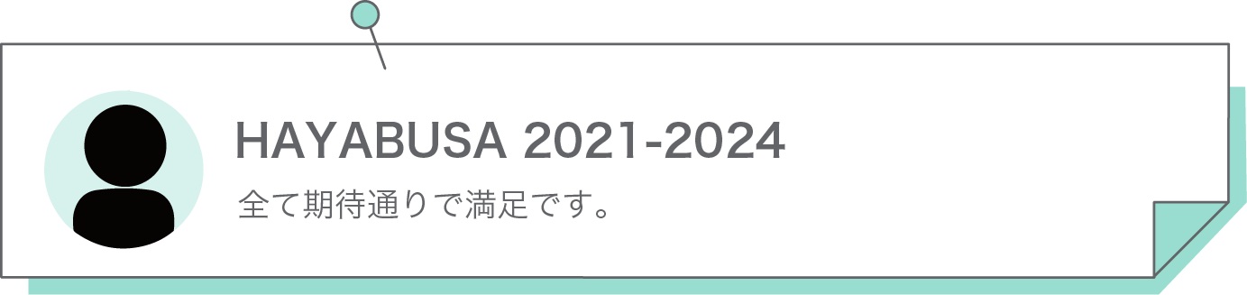 全て期待通りで満足です。