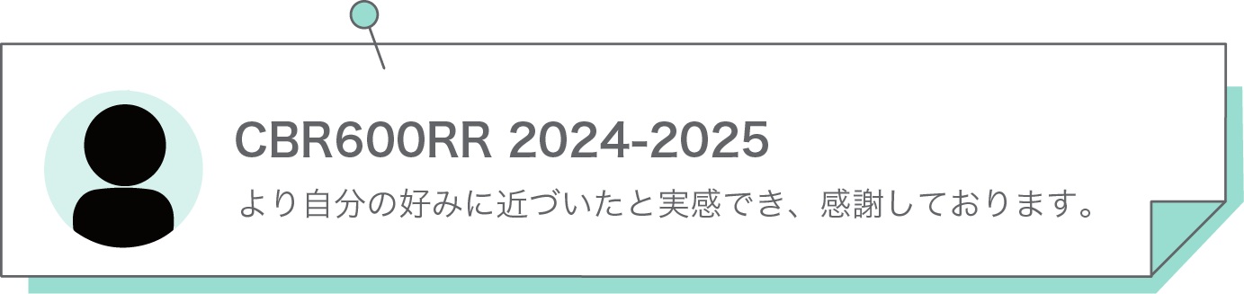 より自分の好みに近づいたと実感でき、感謝しております。